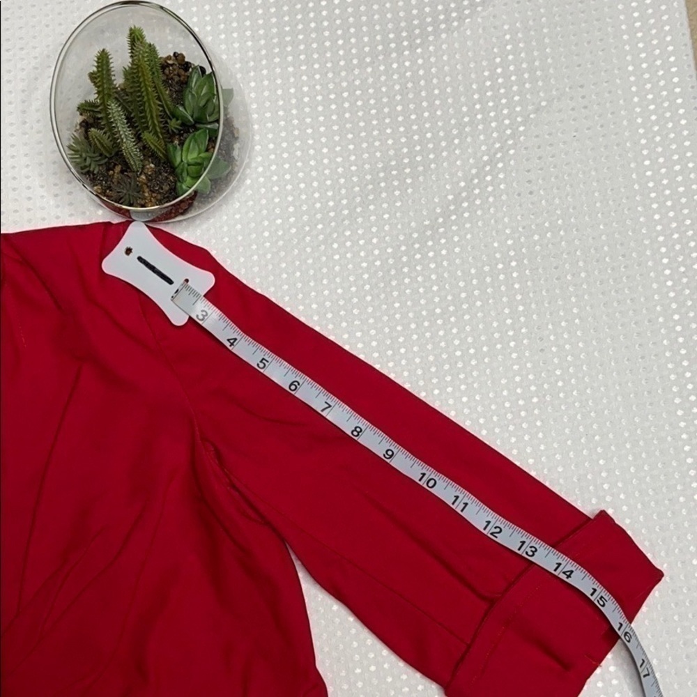BRACHA - Red Front Zip Jacket - Picture 6 of 8